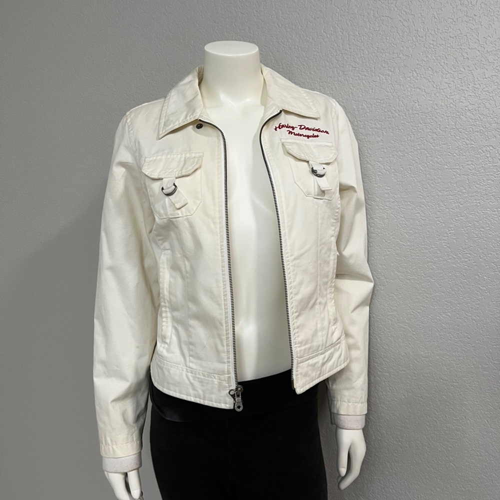 Harley-Davidson Cotton Cream Jacket - Picture 10 of 15